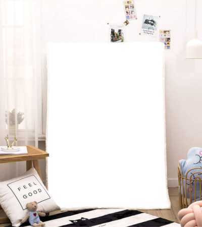 3D 毛毯竖版水晶绒100X130CM（R0063） - 水晶绒-180g/100x130CM