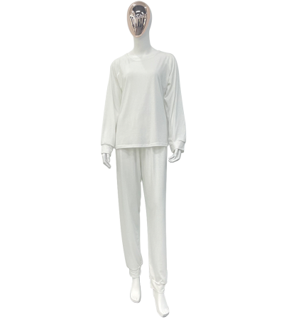 圣诞家居服女款圆袖SD0095 - 仿棉-180g/S