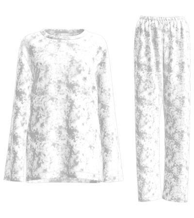 女士套装JM0004 - 双面法兰绒-280g/XS