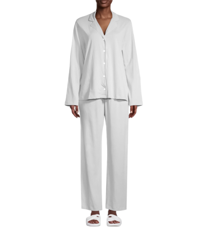 古巴领长袖睡衣-A0042AB-A - 仿棉-180g/S