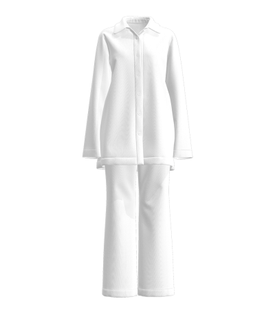 女士长裤长袖套装LTWJ21034 - 空气层-250g/S