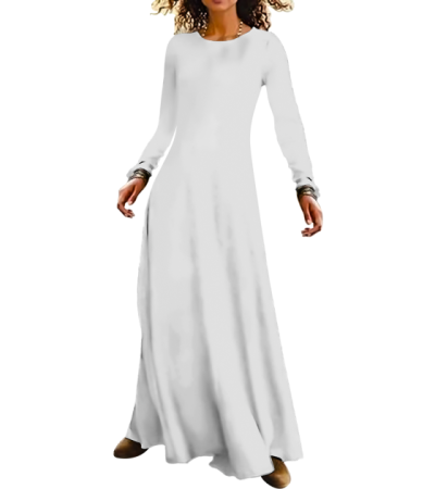 长袖长裙R0114 - 仿棉-180g/S