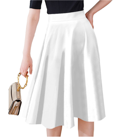 女装数码印过膝太阳裙-LTW20093 - 空气层-220g/S