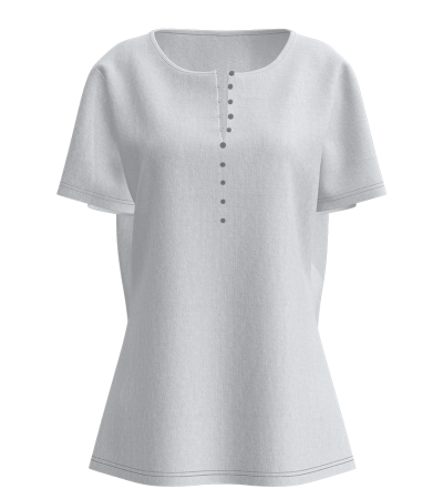 女V领短袖LTW20337 - 仿棉-180g/S