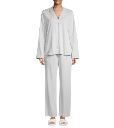 古巴领家居睡衣套装A0042 - 仿棉-200g/S