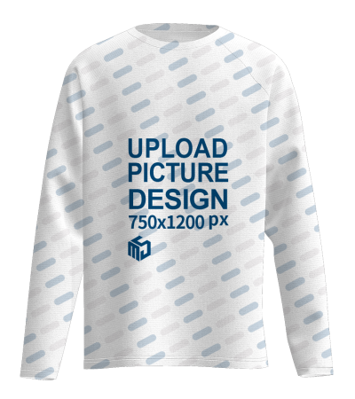 新男士插肩长袖上衣A0077 - 牛奶丝-170g/S