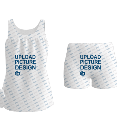 女士数码印泳装套装-Y0007LW - 超细涤-200g/S