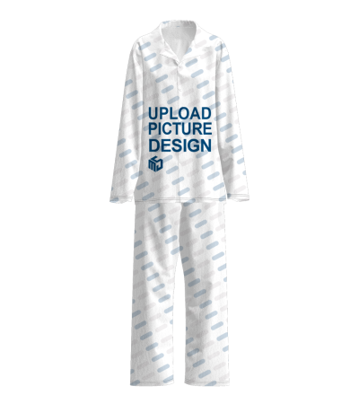 新古巴领家居睡衣套装P0042X - 仿棉-200g/S