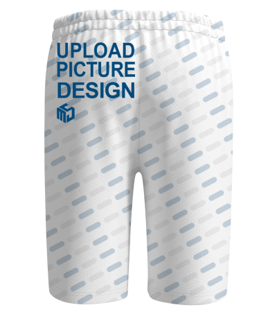 男士无袋无内网抽绳沙滩短裤-AW015 - 鸟眼布-140g/S