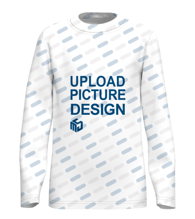 儿童圆领长袖T恤-XHY046 - 牛奶丝-170g/2-3T