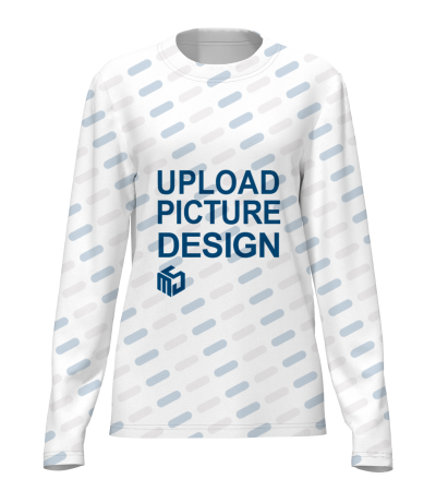 女士长袖圆领T恤-XHY045 - 牛奶丝-110g/S