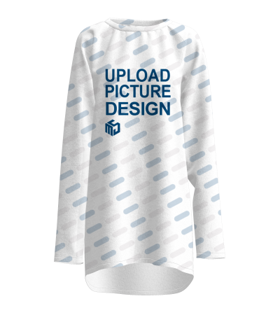 长袖圆领A版T恤-A0089X - 仿棉-200g/S