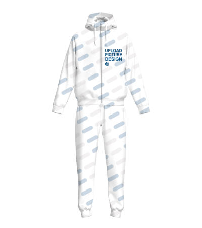 男士双帽无袋套装-R0149XWD - 健康布-220g/S