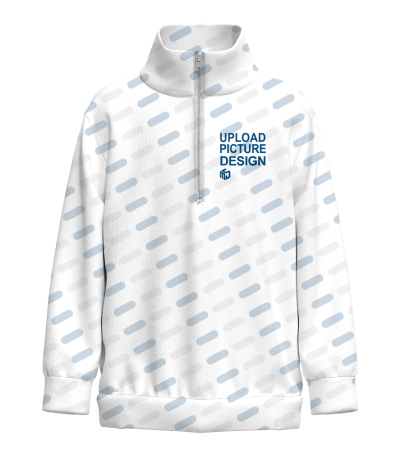  儿童长袖半拉链双口袋上衣-XHY066  - 空气层-220g/12-24M