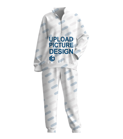 翻领女款卫衣套装有袋有脚口无袖口-LTWJ20132 - 空气层-250g/S