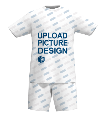 男士圆领插肩短袖两侧袋抽绳短裤套装-WFS001 - 鸟眼布-150g/S