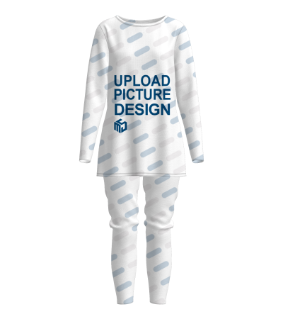 女士圆领长袖长裤套装-LTWJ20892X - 磨毛牛奶丝-210g/S