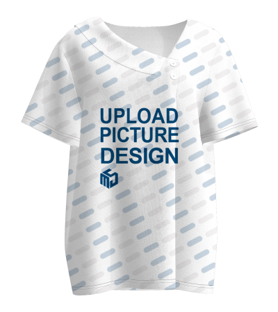 女士不规则领短袖-A0022X - 仿棉-200g/S