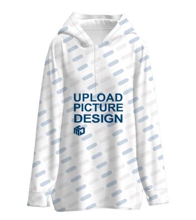 男竹节麻半门襟3粒扣连帽长袖衬衫-LTMJ100741X - 竹节麻-120g/S