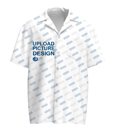 夏威夷领口袋短袖衬衫KXKY002X - 四面弹-120g/S