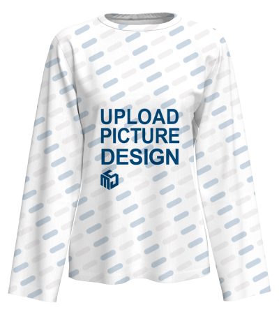 女士圆领长袖家居服（衣服）-R0142XAB-A - 仿棉-170g/S