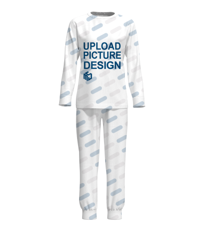 女款圆袖家居服套装-R0095X - 仿棉-180g/S