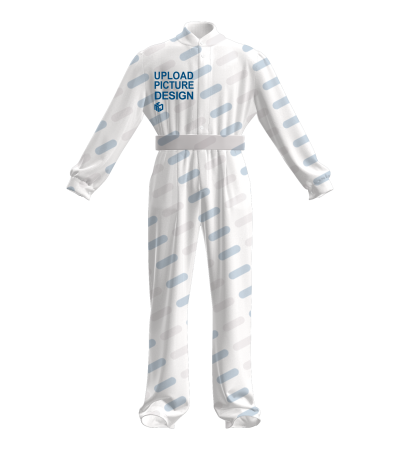 男士立领左右侧袋带袖口连体长裤-A0151X - 桃皮绒-120g/S