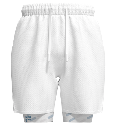 男士双层短裤里裤-SD0164LX - 牛奶丝-130g/XS