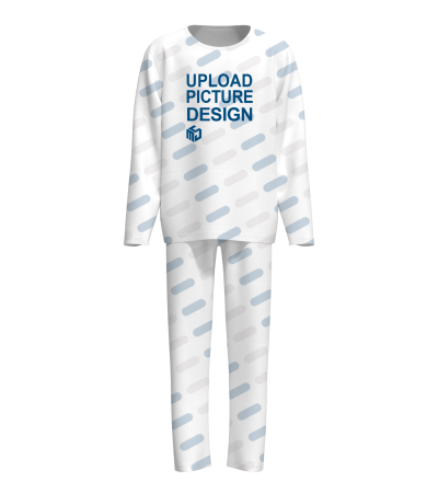 长款男士家居服无袖口无脚口无袋-R0001X - 仿棉-180g/XS