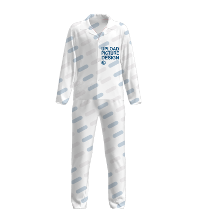 男款古巴领无袖口双裤袋睡衣套装-A0203S - 四面弹-120g/S