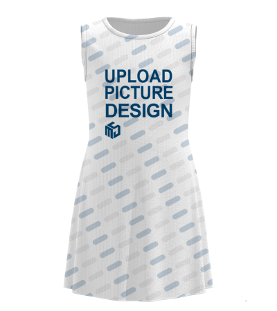 儿童无袖圆领连衣裙-XHY022 - 牛奶丝-170g/2-3