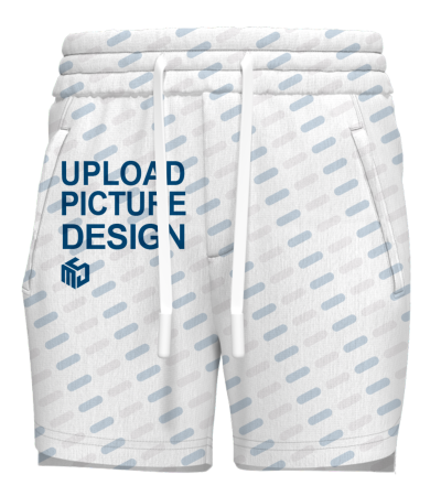 儿童抽绳双侧袋开叉短裤-XHY040 - 仿棉-180g/12-24M