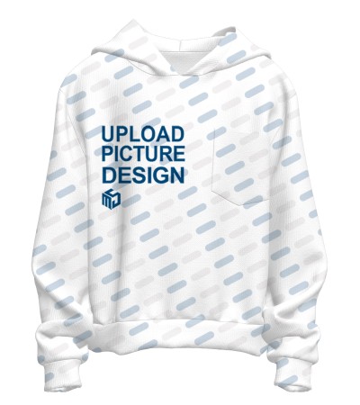 儿童胸前带口袋连帽卫衣-XHY051 - 空气层-220g/110