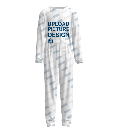 圆领法兰绒套装右袖口右脚口无袋-A0146X - 双面法兰绒-280g/S