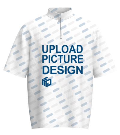 男士POLO短袖无门襟拉链衫-XBH0003 - 鸟眼布-110g/S