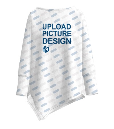 女仿棉不规则下摆T恤LTW20572 - 仿棉-180g/S