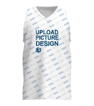 男装V领无袖T恤-TX4 - 鸟眼布-150g/S