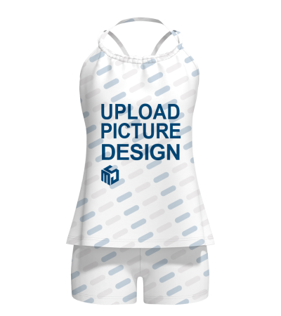 女士吊带泳装套装-WRL051LW - 超细涤-200g/S