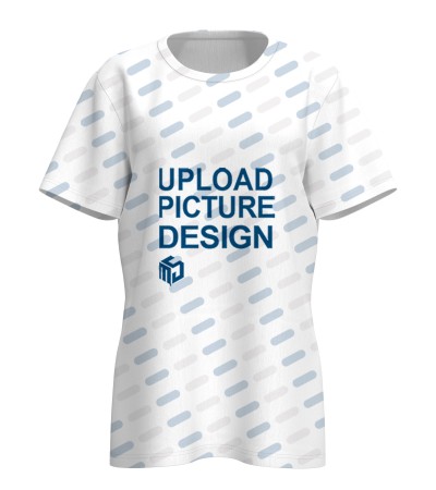 女数码印仿棉短袖圆领T恤大码女装PDDW20001 - 仿棉-200g/0XL