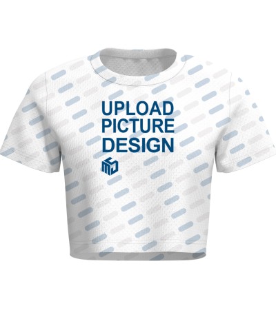 女士短款短袖T恤-HY024 - 针眼布-140g/XS