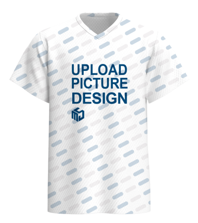 男士短袖V领球衣-A0209XAB-A - 鸟眼布-140g/S