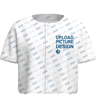 女士短袖棒球服-A0266 - 珠花布-180g/XS