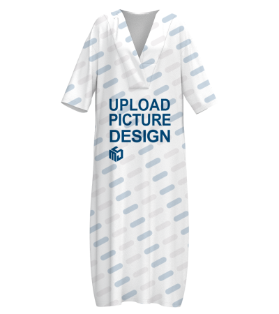 女士圆领长袖T恤有袋-LJ045 - 仿棉-180g/S