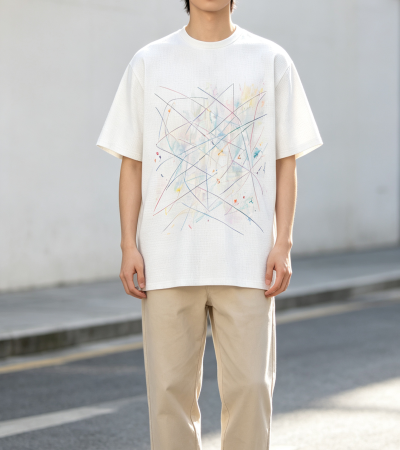 欧美码男女款圆领T恤-XH002 - 仿棉-180g/S