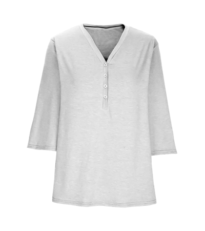 女士V领上衣A0059 - 仿棉-200g/L