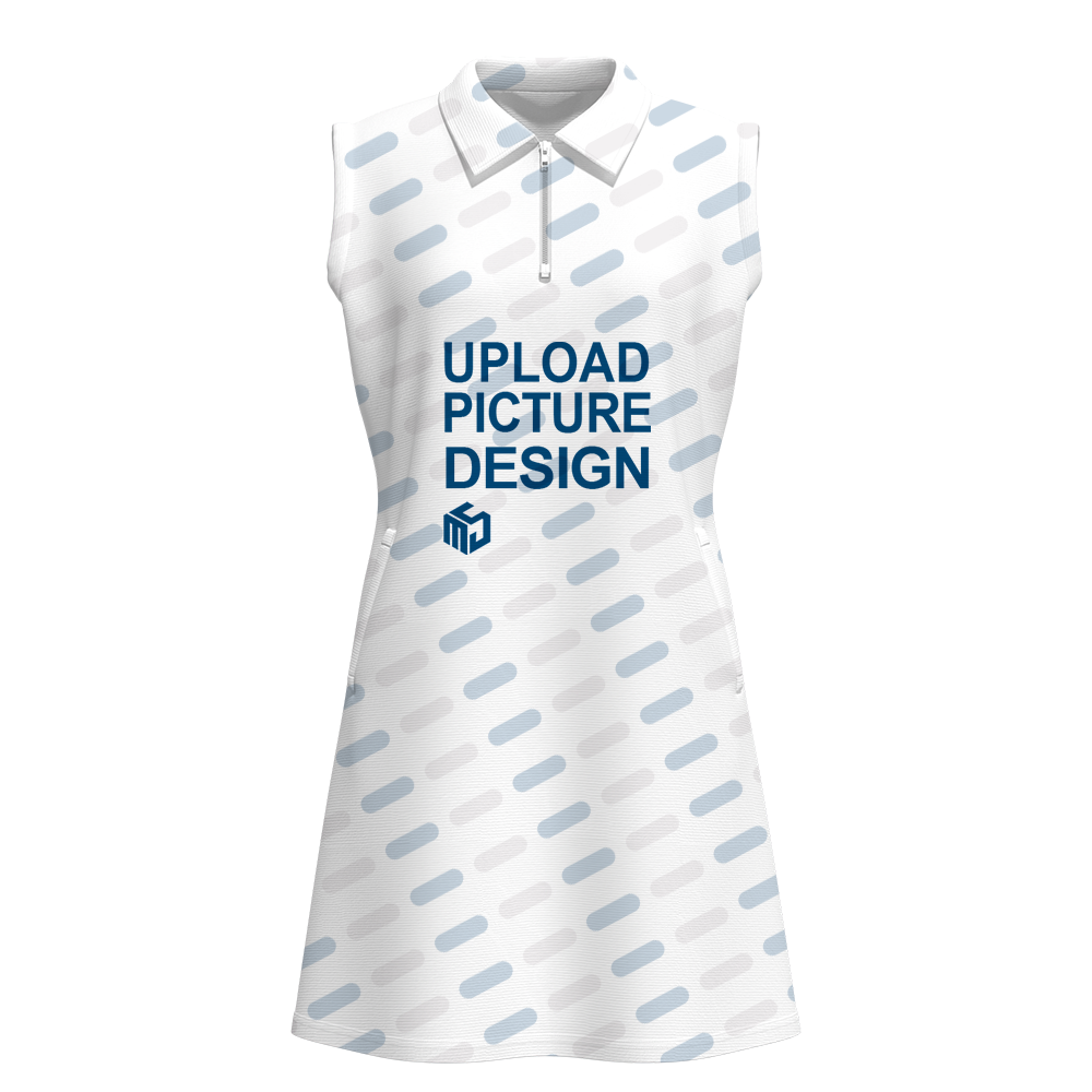 Custom Women's Sleeveless Dress with Pockets