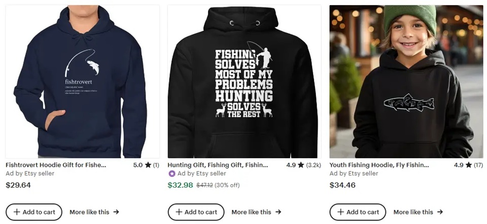 连帽卫衣钓鱼元素