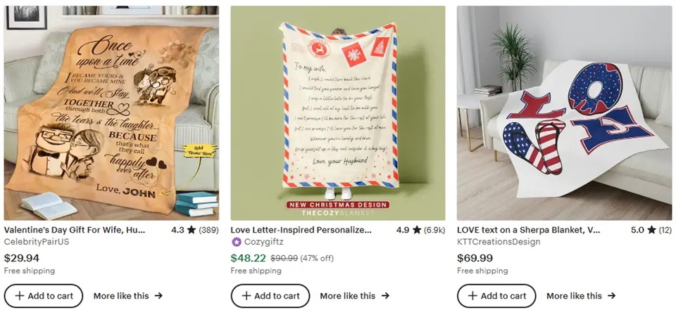 温暖的个性定制毛毯创意之爱情故事