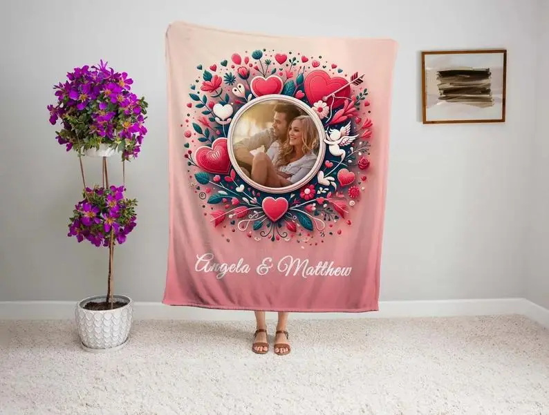 温暖的个性定制毛毯创意之爱情