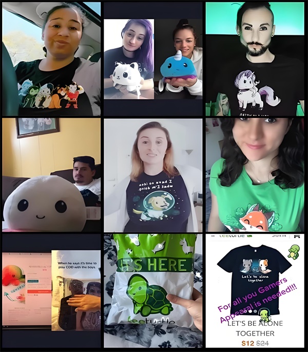 TikTok平台T恤定制成新趋势